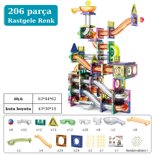 Manyetik Parçalı İnşa Seti